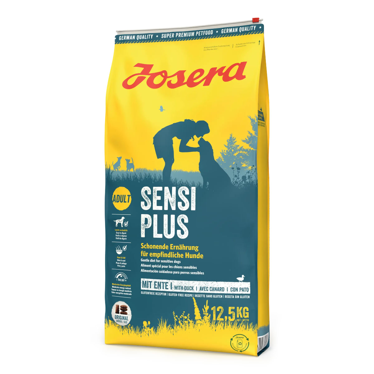 JOSERA Sensi Plus, XS-XL, Pasăre și Rață, hrană uscată câini, 12.5kg - poza 2