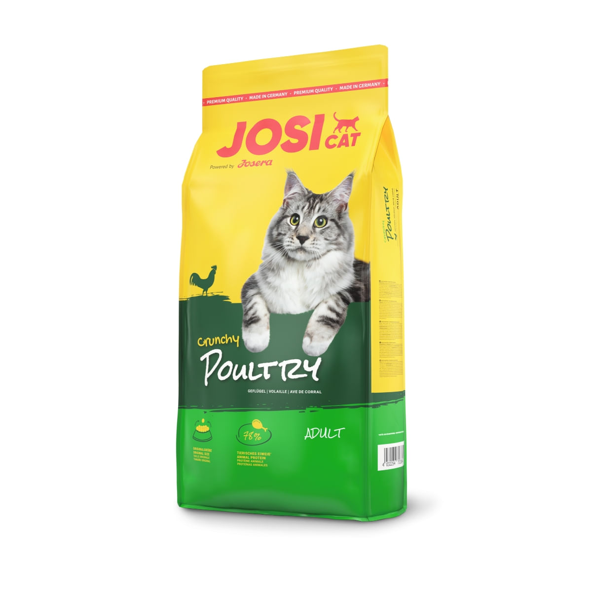 JOSICAT Crunchy, Pui, hrană uscată pisici, 18kg - poza 2