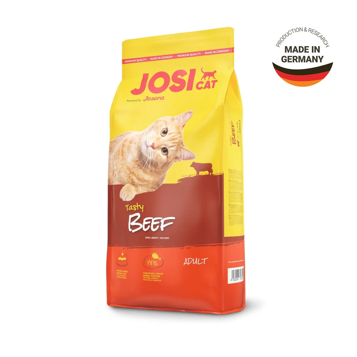 JOSICAT Tasty, Vită, hrană uscată pisici, 10kg - poza 1