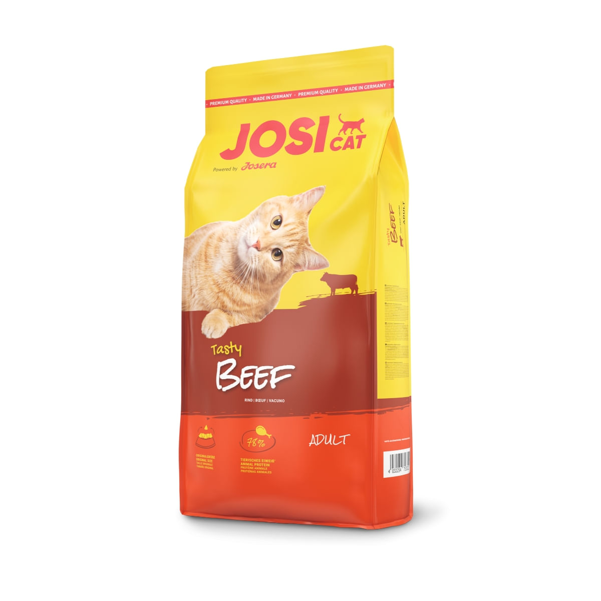 JOSICAT Tasty, Vită, hrană uscată pisici, 18kg - poza 1