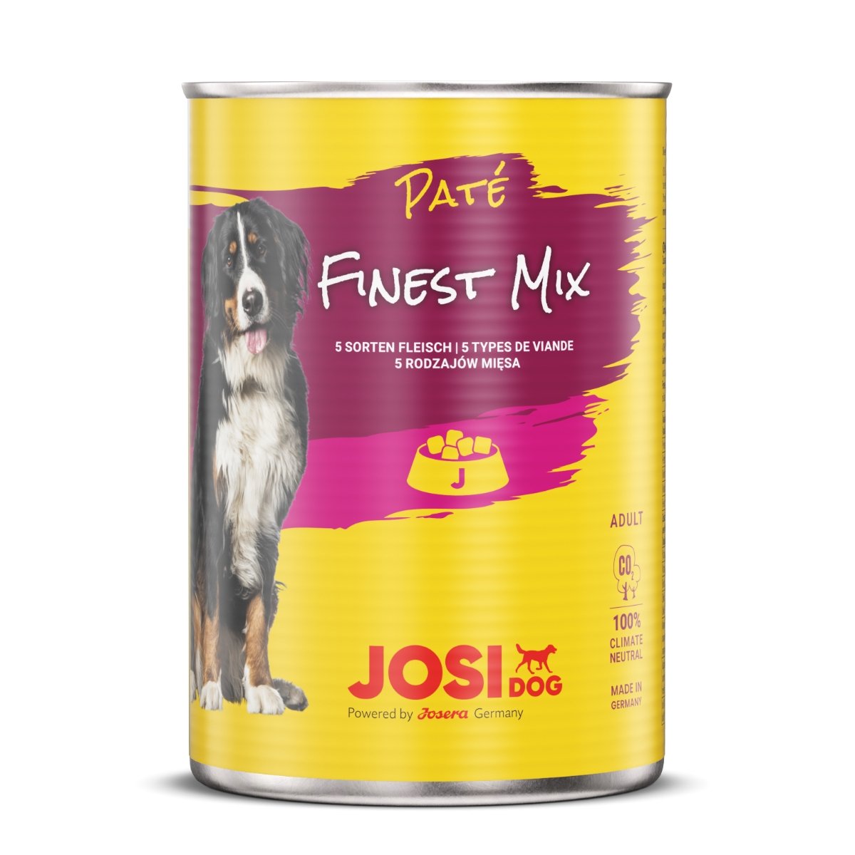 JOSIDOG Finest Mix, Pasăre și Vită, conservă hrană umedă câini, (pate), 400g x 12 - poza 2