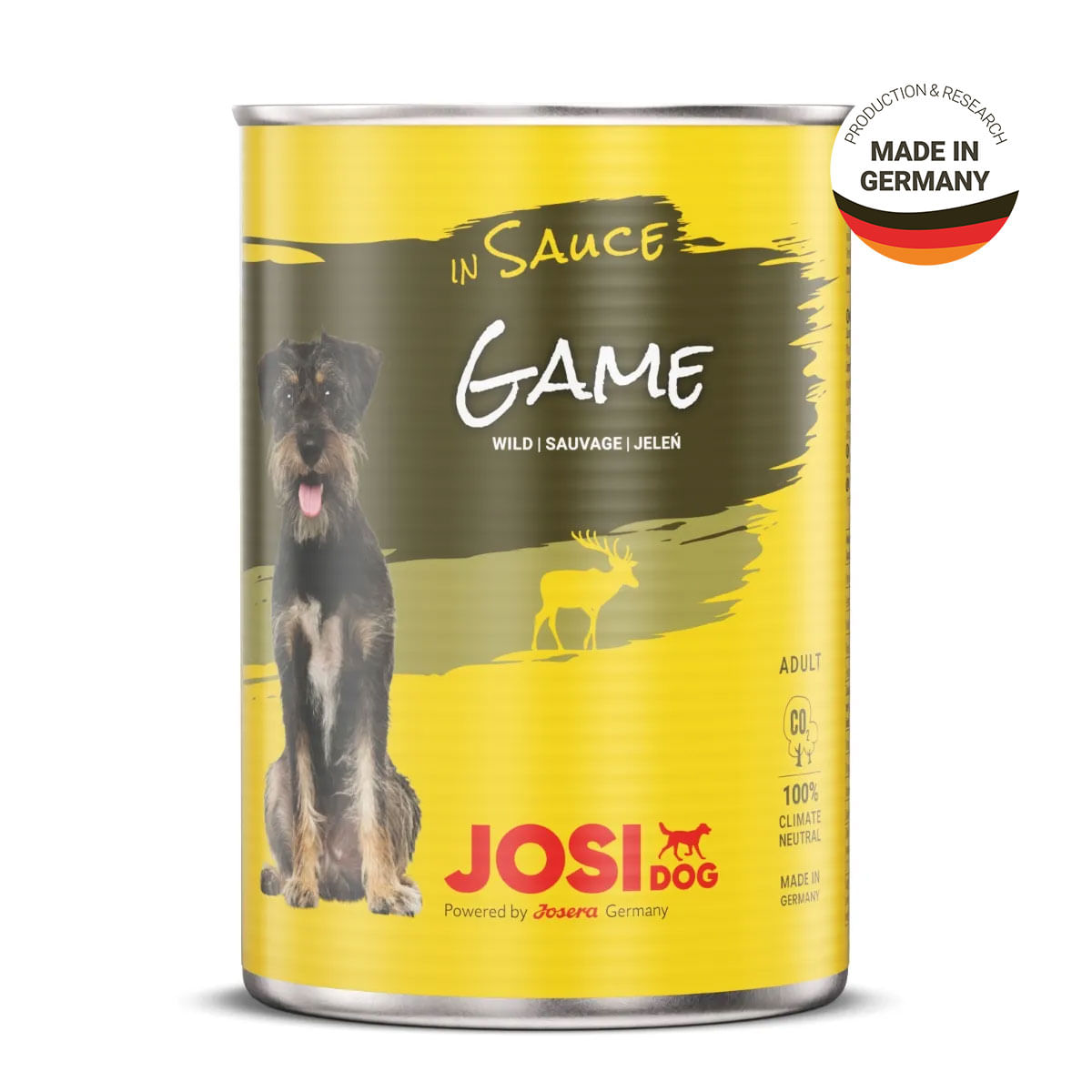 JOSIDOG, Vânat, conservă hrană umedă câini, (în sos), 415g x 12 - poza 3