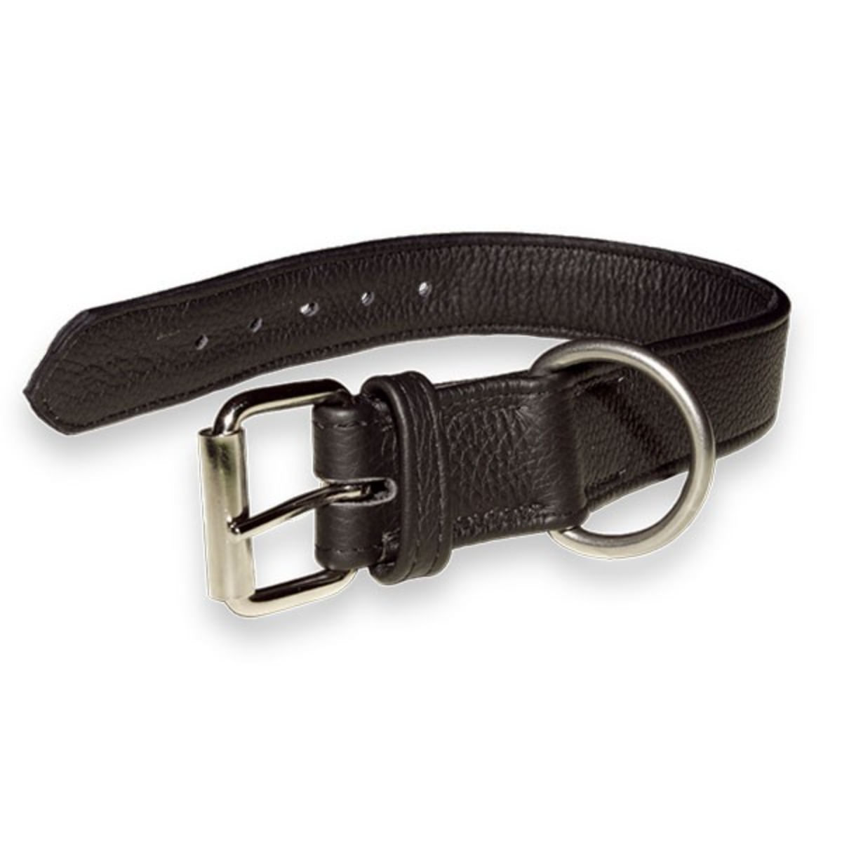 JULIUS-K9 ECO leather, zgardă ajustabilă câini, piele, negru JULIUS-K9 ECO leather, zgardă ajustabilă câini, piele, 40mm x 70cm, negru - poza 3