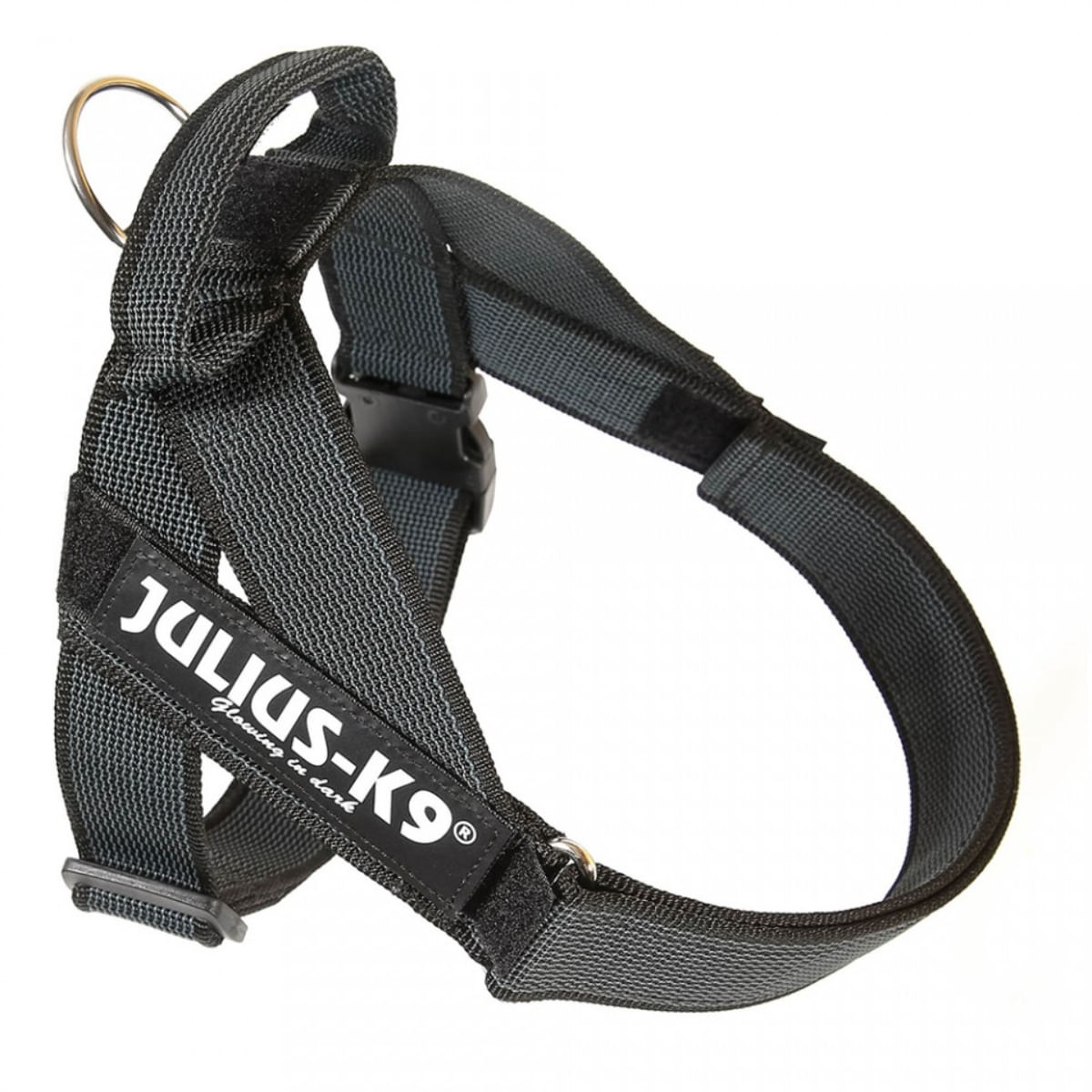 JULIUS-K9 IDC Color & Gray, ham bandă câini, M, 14-25kg, negru - poza 1