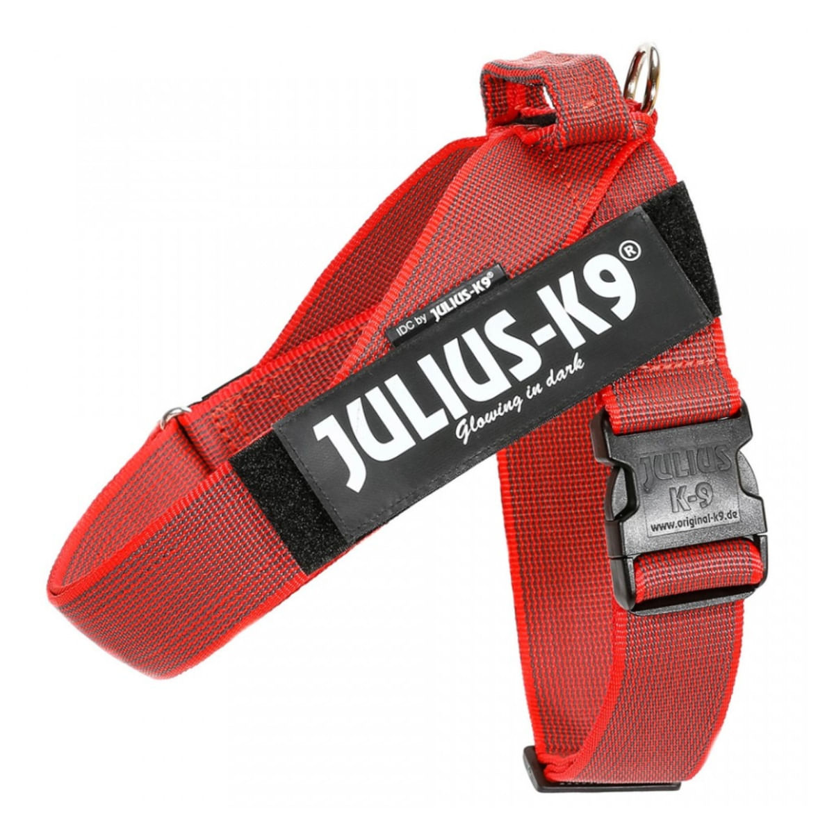 JULIUS-K9 IDC Color & Gray, ham bandă câini, XL, 28-40kg, roșu - poza 1