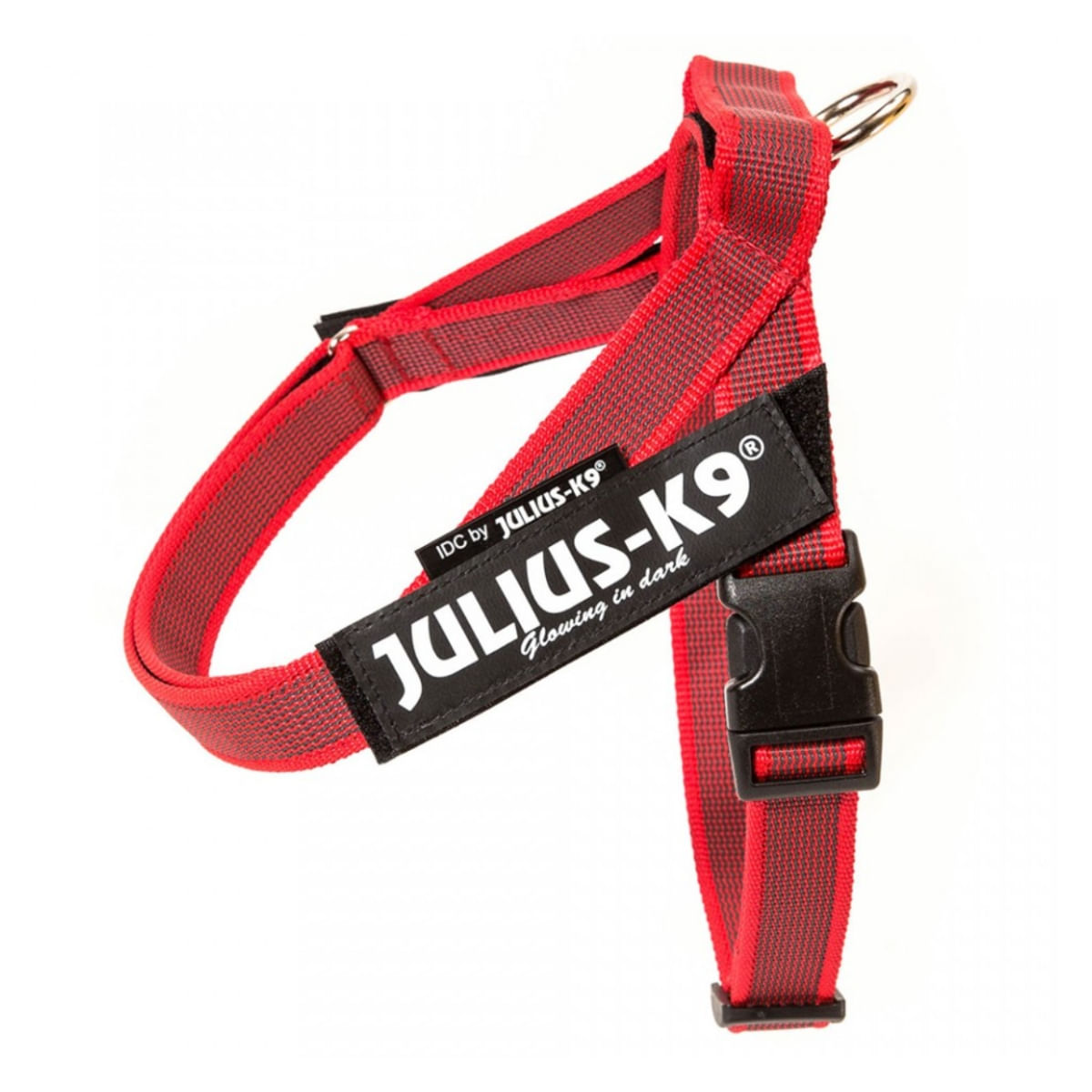 JULIUS-K9 IDC Color & Gray, ham bandă câini, XS, 4-7kg, roșu - poza 2