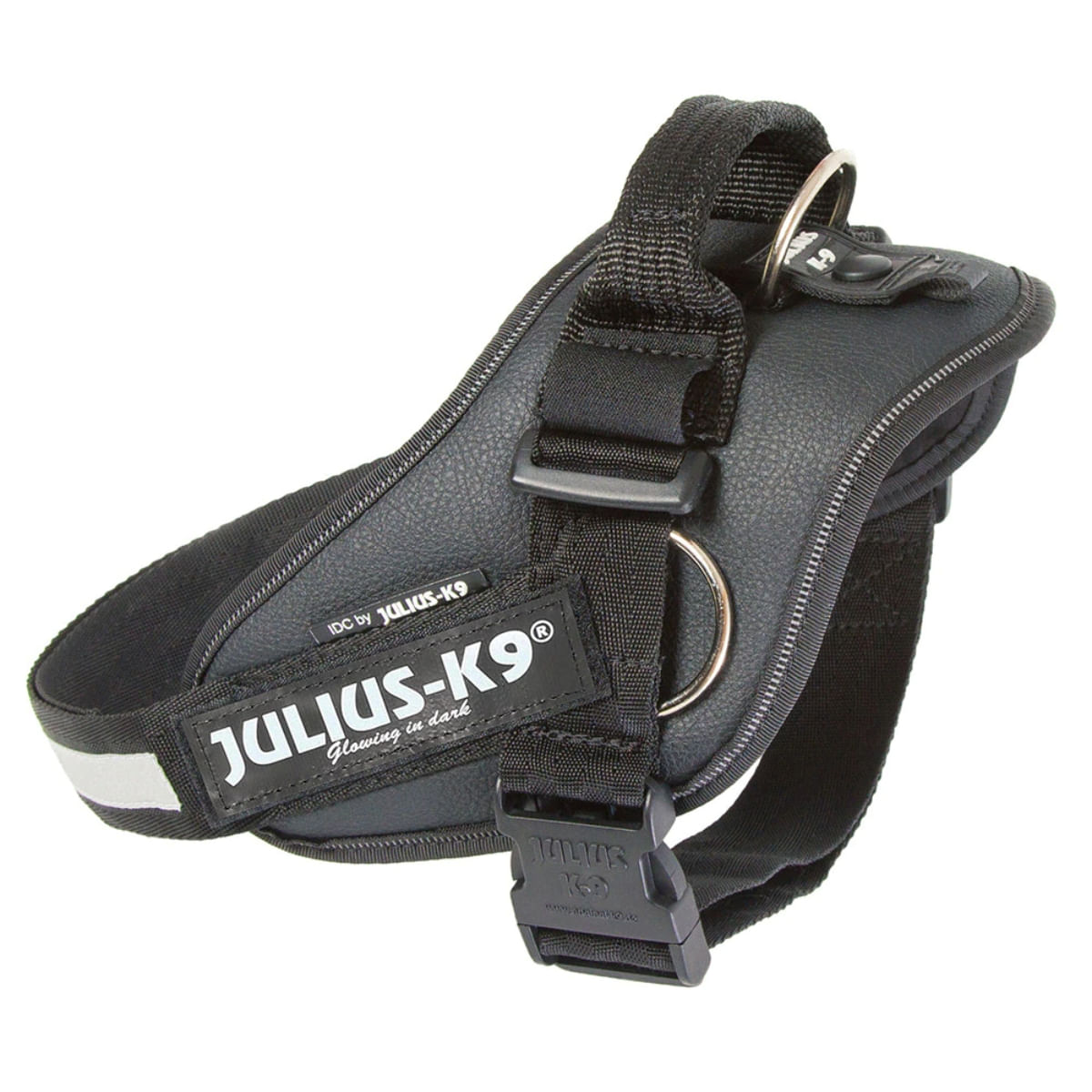 JULIUS-K9 IDC Power, ham tractiune caini, 2XL, 40-70kg, negru - poza 1