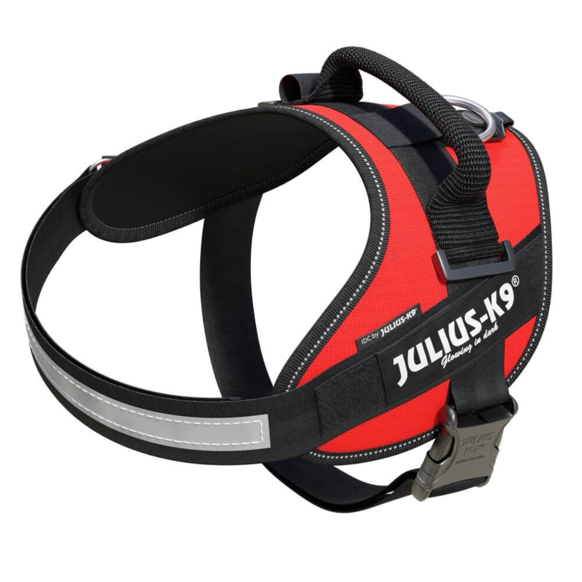 JULIUS-K9 IDC Power Single Colored, ham câini JULIUS-K9 IDC Power, ham câini, 2XS, 2-5kg, roșu - poza 1