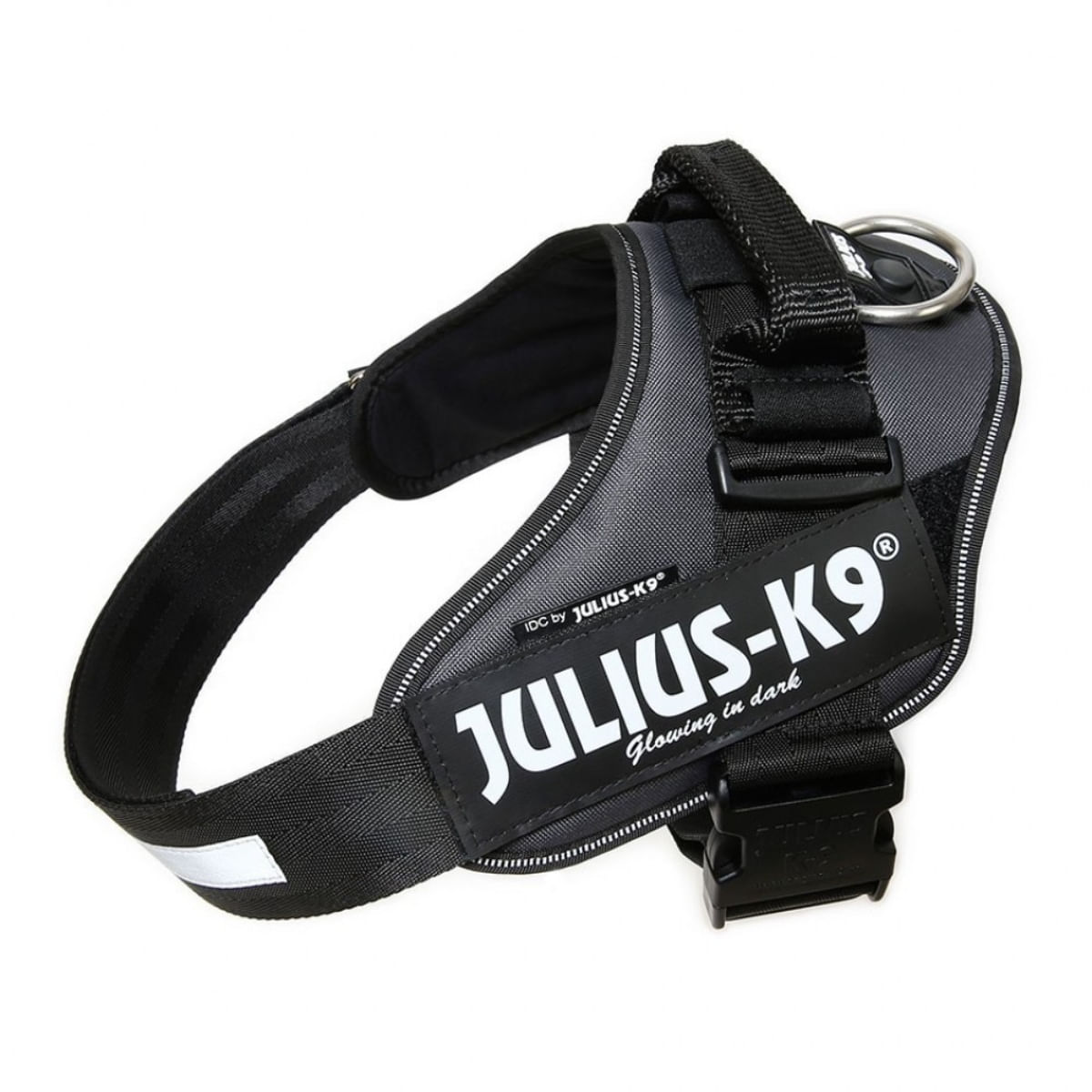 JULIUS-K9 IDC Power Single Colored, ham câini JULIUS-K9 IDC Power, ham câini, L, 23-30kg, gri - poza 2