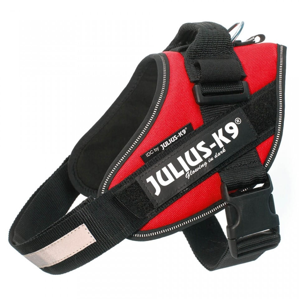 JULIUS-K9 IDC Power Single Colored, ham câini JULIUS-K9 IDC Power, ham câini, L, 23-30kg, rosu - poza 3