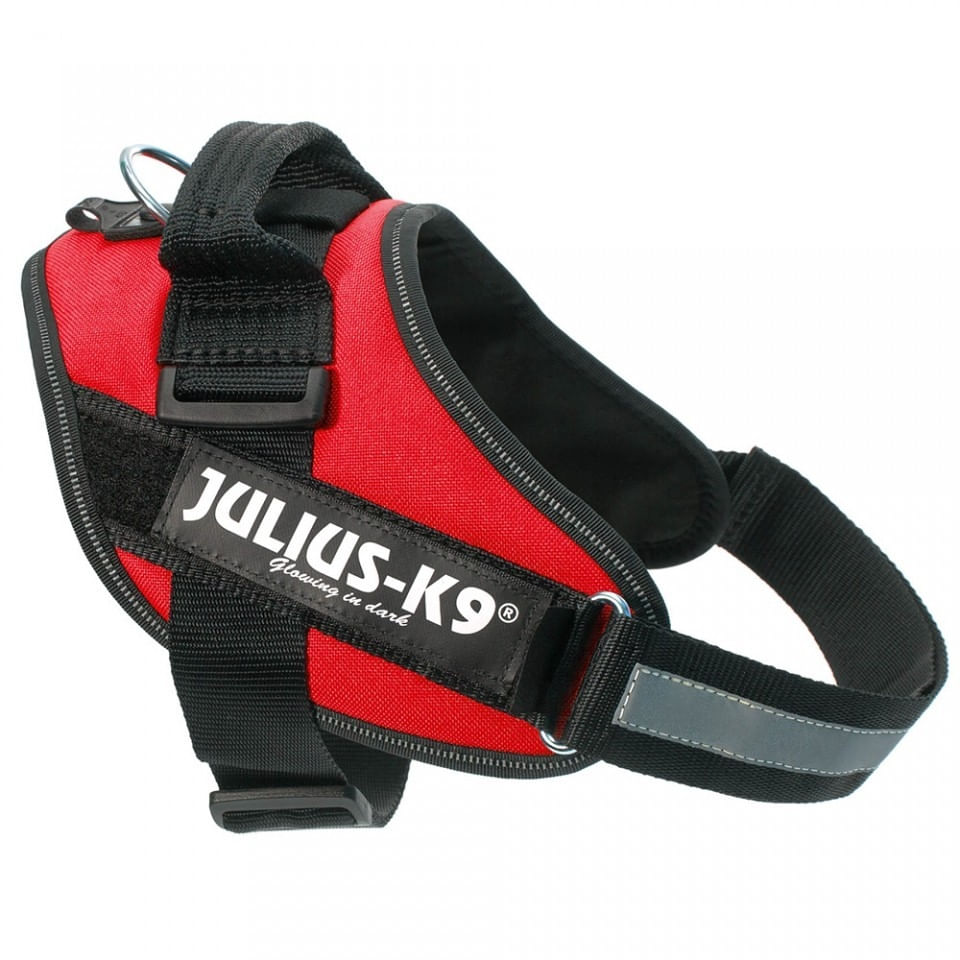 JULIUS-K9 IDC Power Single Colored, ham câini JULIUS-K9 IDC Power, ham câini, L, 23-30kg, rosu - poza 4
