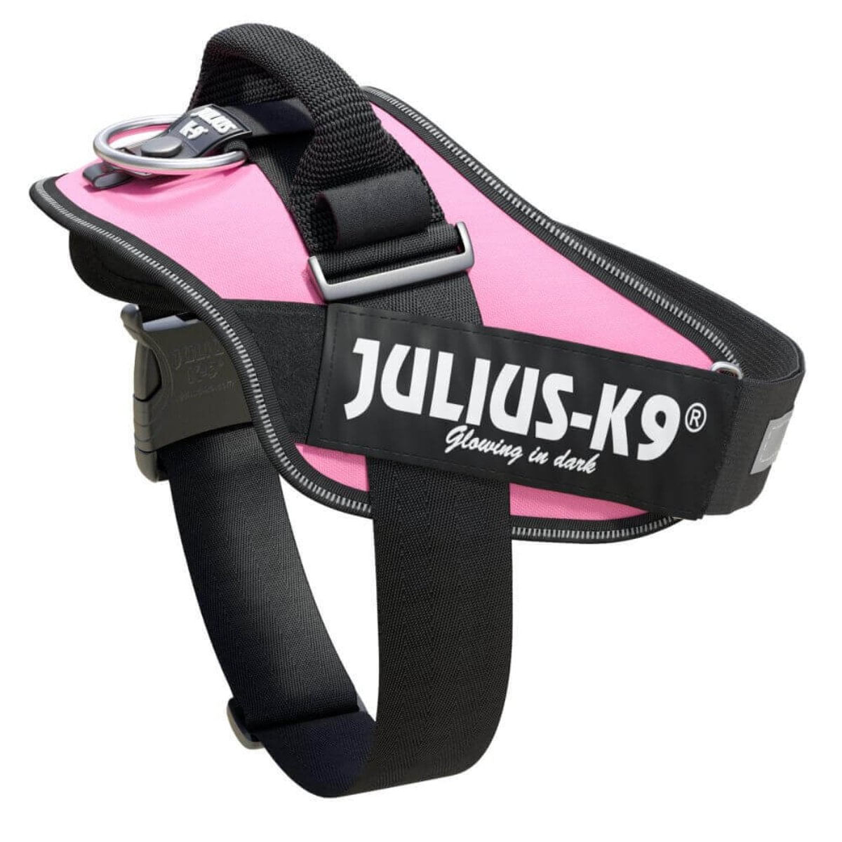 JULIUS-K9 IDC Power Single Colored, ham câini JULIUS-K9 IDC Power, ham câini, L, 23-30kg, roz - poza 2