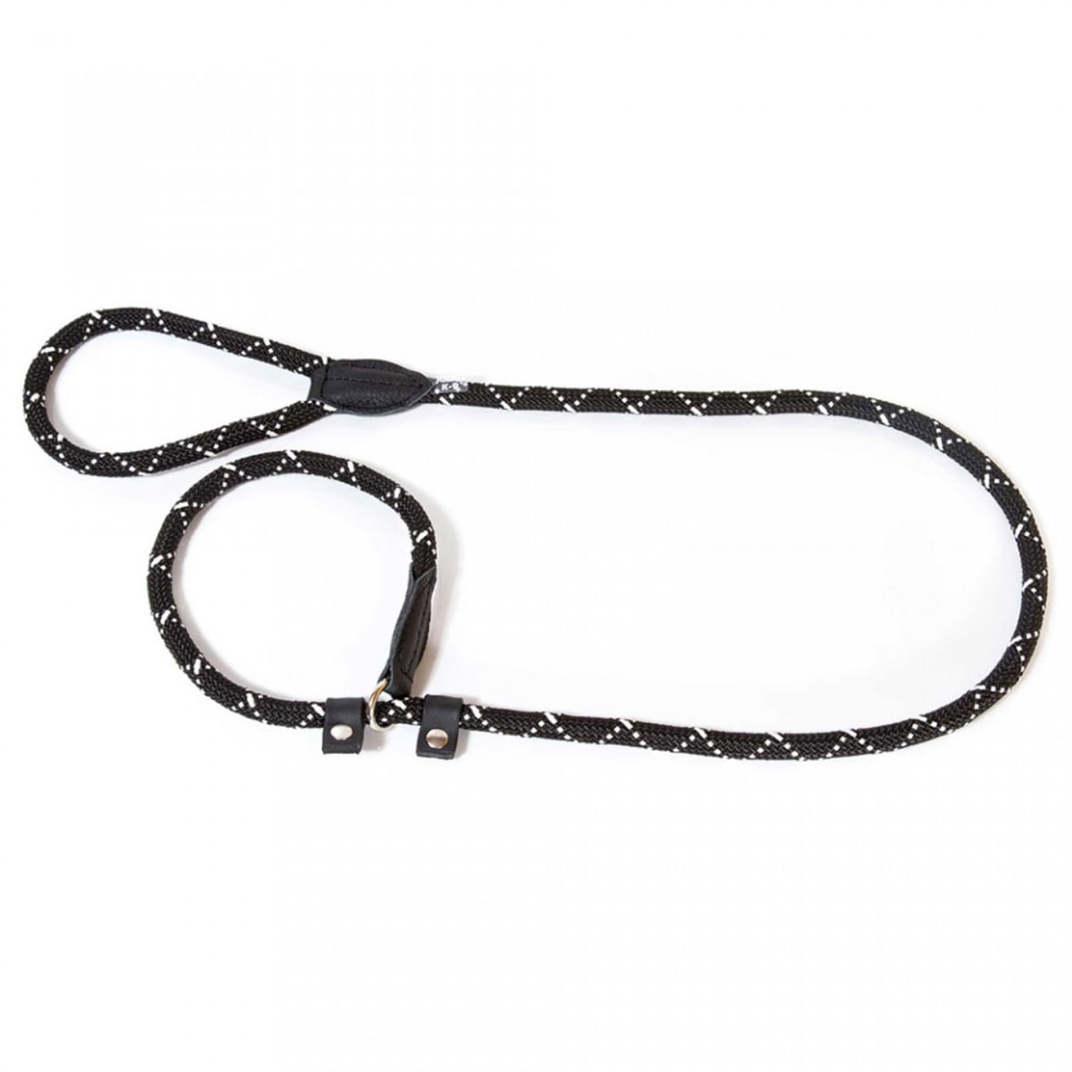 JULIUS-K9 IDC Rope, lesă cordelină reflectorizantă cu zgardă reglabilă câini, nylon, șnur, negru JULIUS-K9 IDC Rope, lesă cordelină reflectorizantă cu zgardă reglabilă câini, nylon, șnur, 12mm x 2m, negru - poza 1