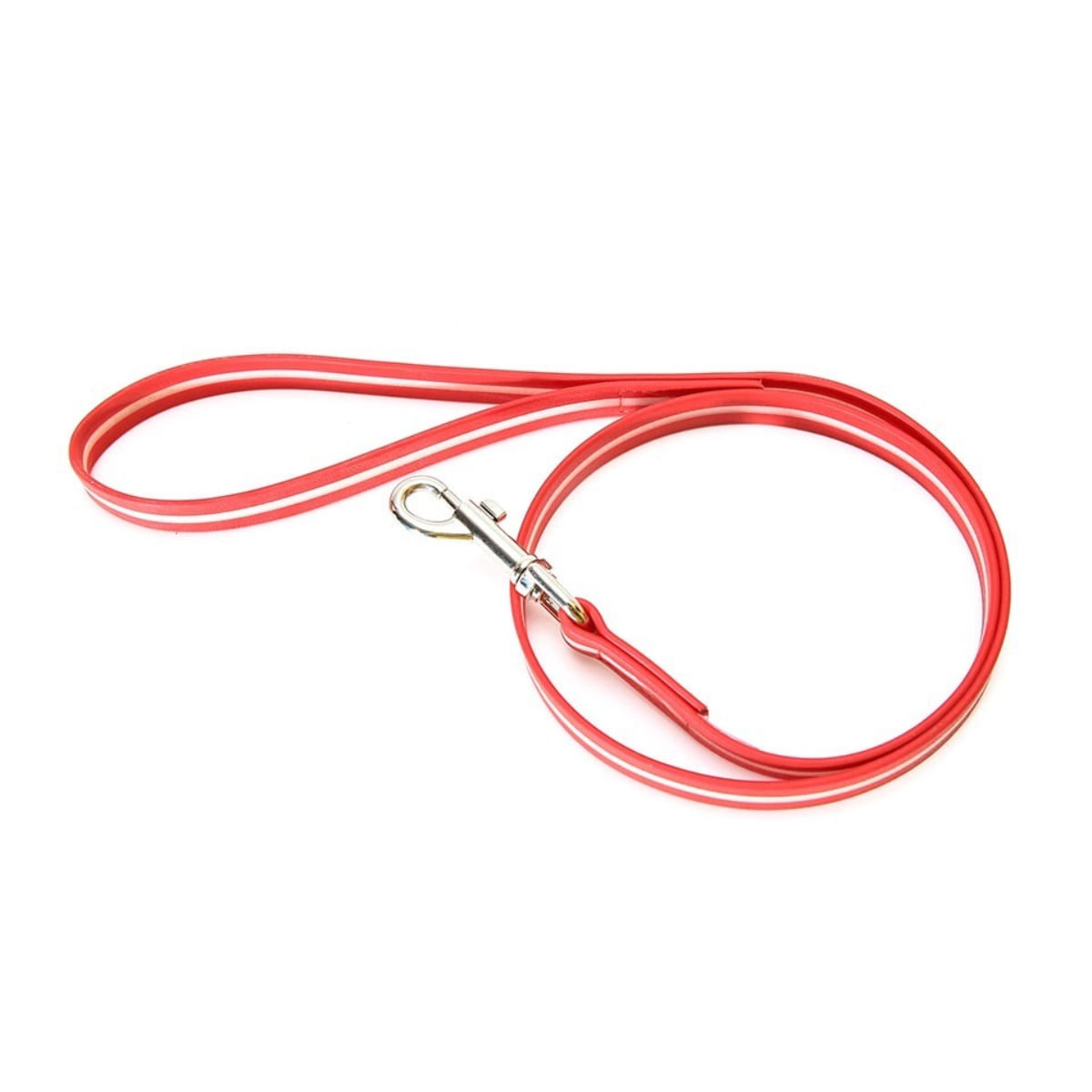 JULIUS-K9 IDC Rope, lesă fosforescentă cu mâner câini, cauciuc, 19mm x 1.2m JULIUS-K9 IDC Rope, lesă fosforescentă cu mâner câini, cauciuc, 19mm x 1.2m, roșie - poza 2