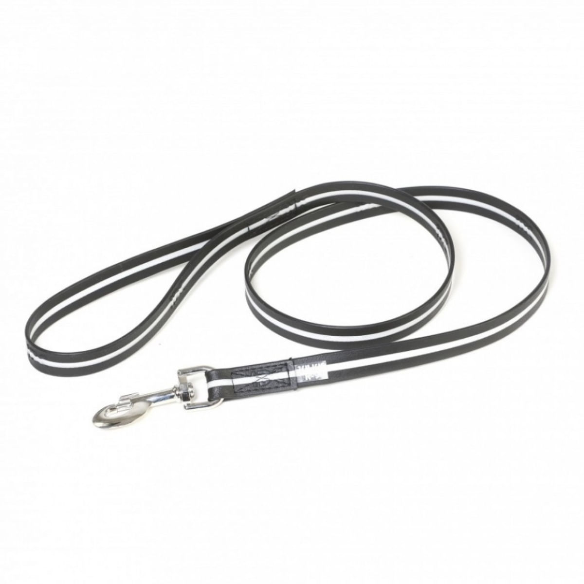 JULIUS-K9 IDC Rope, lesă fosforescentă cu mâner câini, cauciuc, 19mm x 1.2m, negru - poza 2