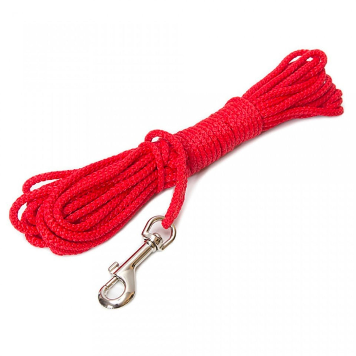 JULIUS-K9, lesă urmărire câini, 10m x 4-6mm, roșu - poza 2