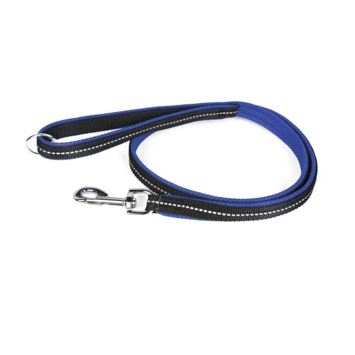 JULIUS-K9 Powair, lesă cu carabinieră mare câini, 1.2m, albastru - poza 1