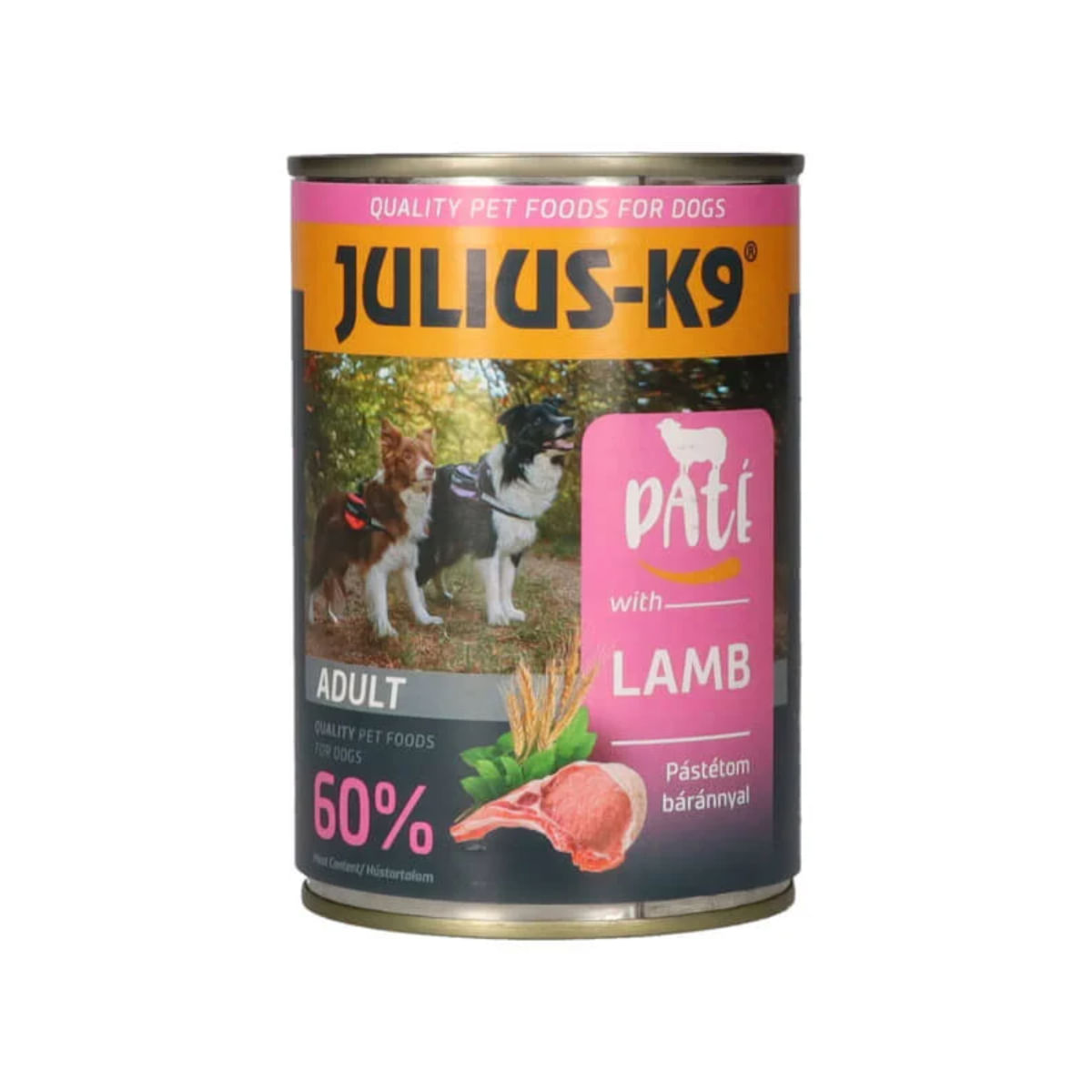 JULIUS-K9, XS-XL, Miel, conservă hrană umedă câini, (pate), 400g - poza 1