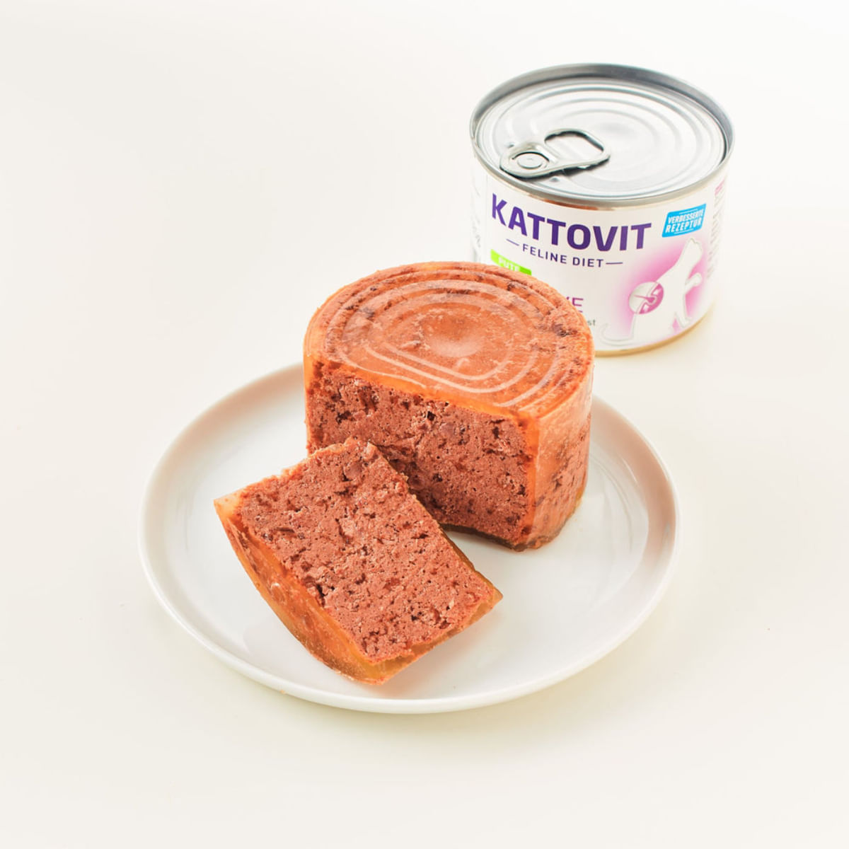 KATTOVIT Sensitive, Pui, dietă veterinară, conservă hrană umedă fără cereale pisici, alergii, (în aspic), bax, 185g x 12buc - poza 4