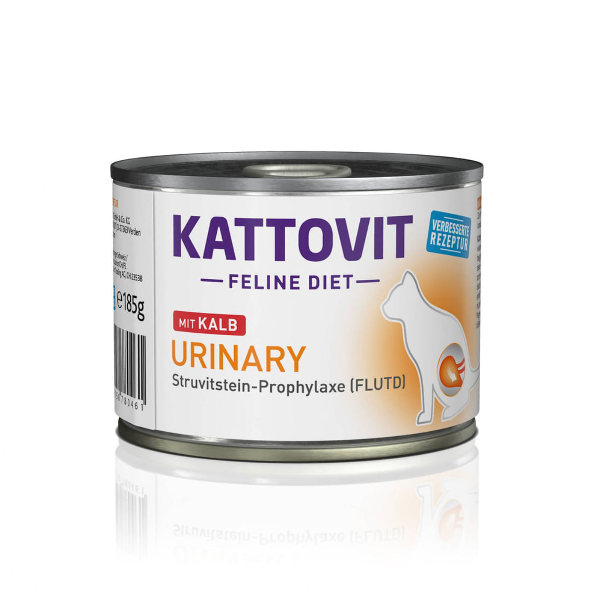KATTOVIT Urinary, Vițel, dietă veterinară, conservă hrană umedă pisici, sistem urinar, (în aspic), 185g - poza 2