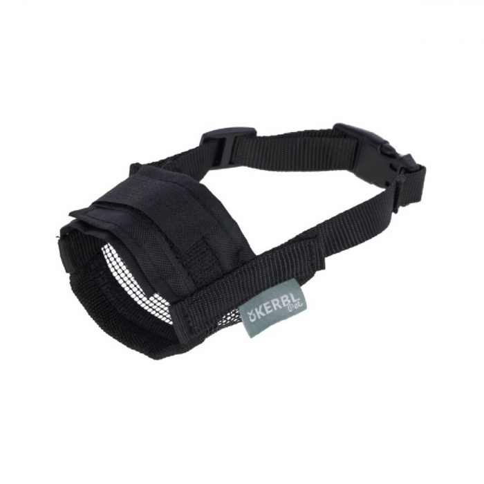KERBL botnita nylon pentru caini ajustabila M L 7.5CM FI 17-22CM
