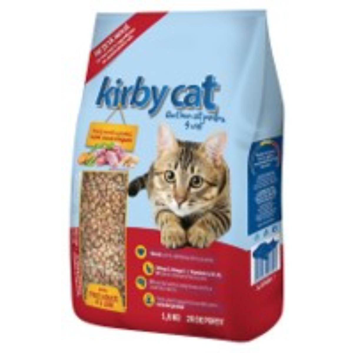 KIRBY CAT, Pui și Curcan, hrană uscată pisici, 1.5kg - poza 2