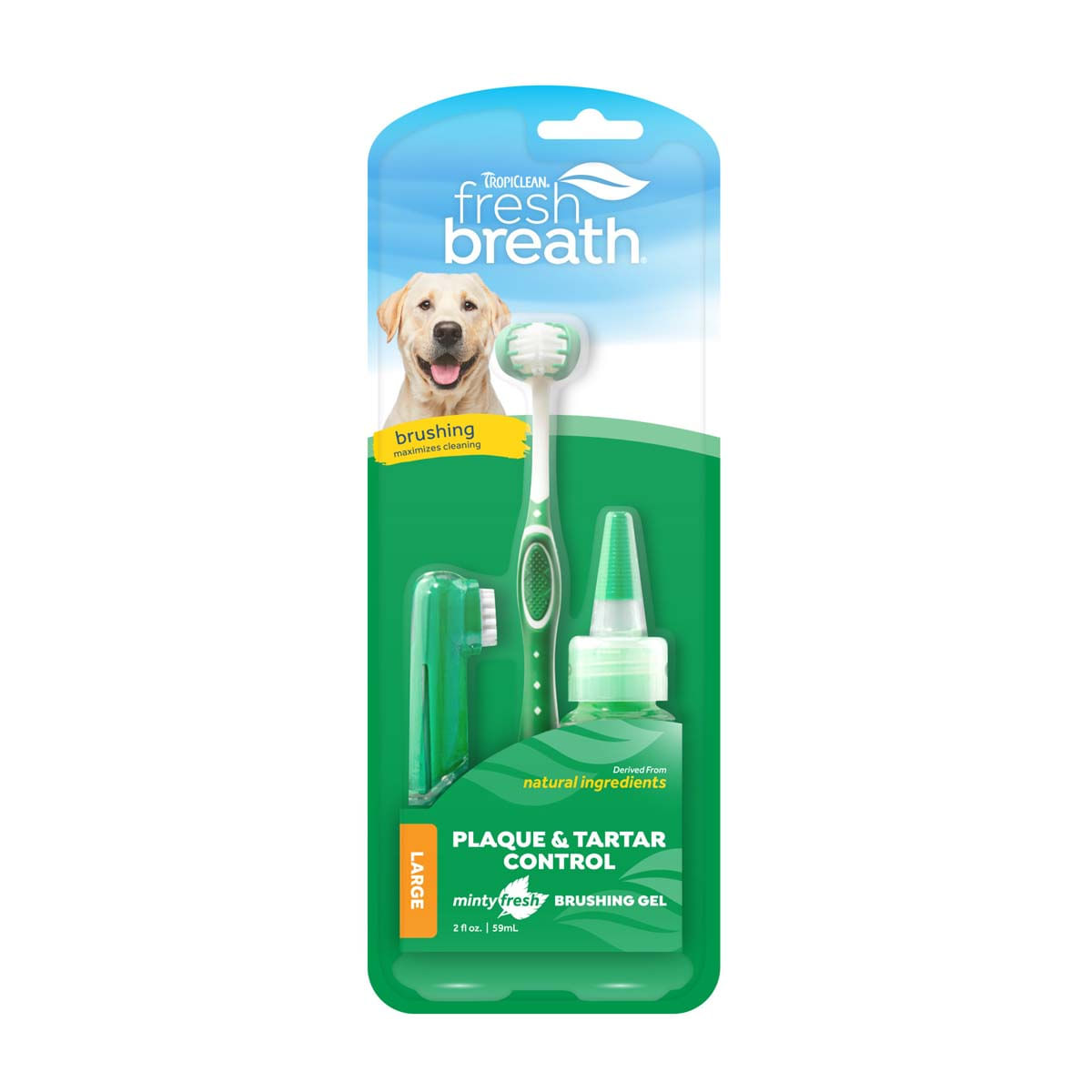 Kit Igiena Orala Caini, TropiClean Oral Care, 59 ml - poza 2