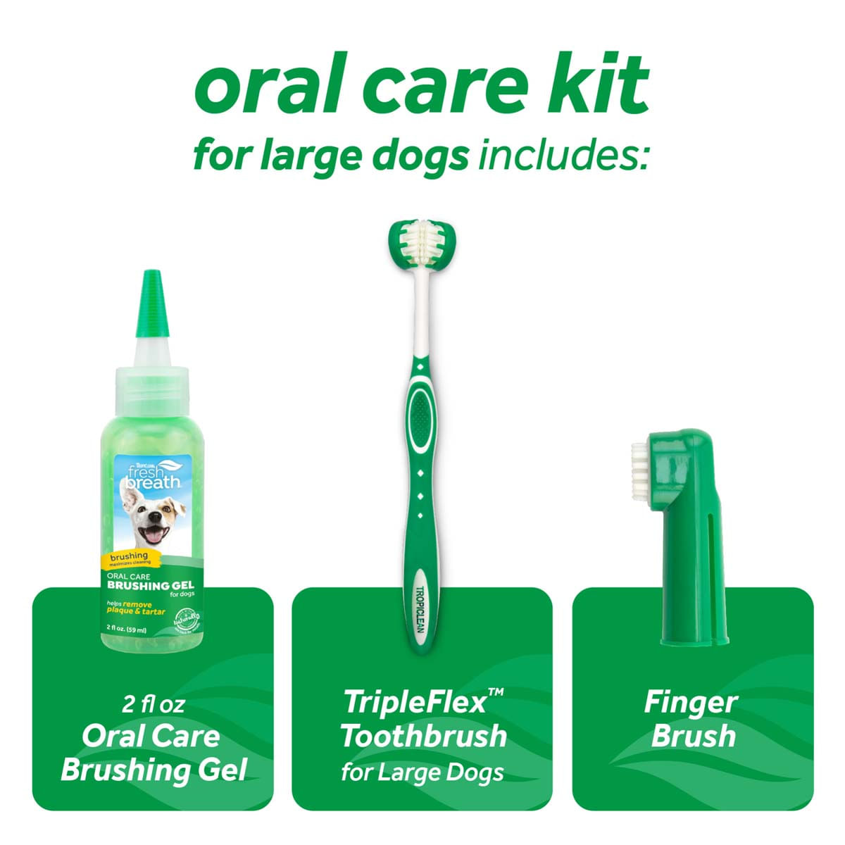 Kit Igiena Orala Caini, TropiClean Oral Care, 59 ml - poza 4