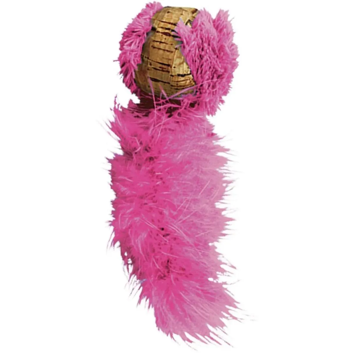 KONG Active Cork Ball, jucărie minge pisici, catnip, plută, diverse culori, 1buc - poza 3
