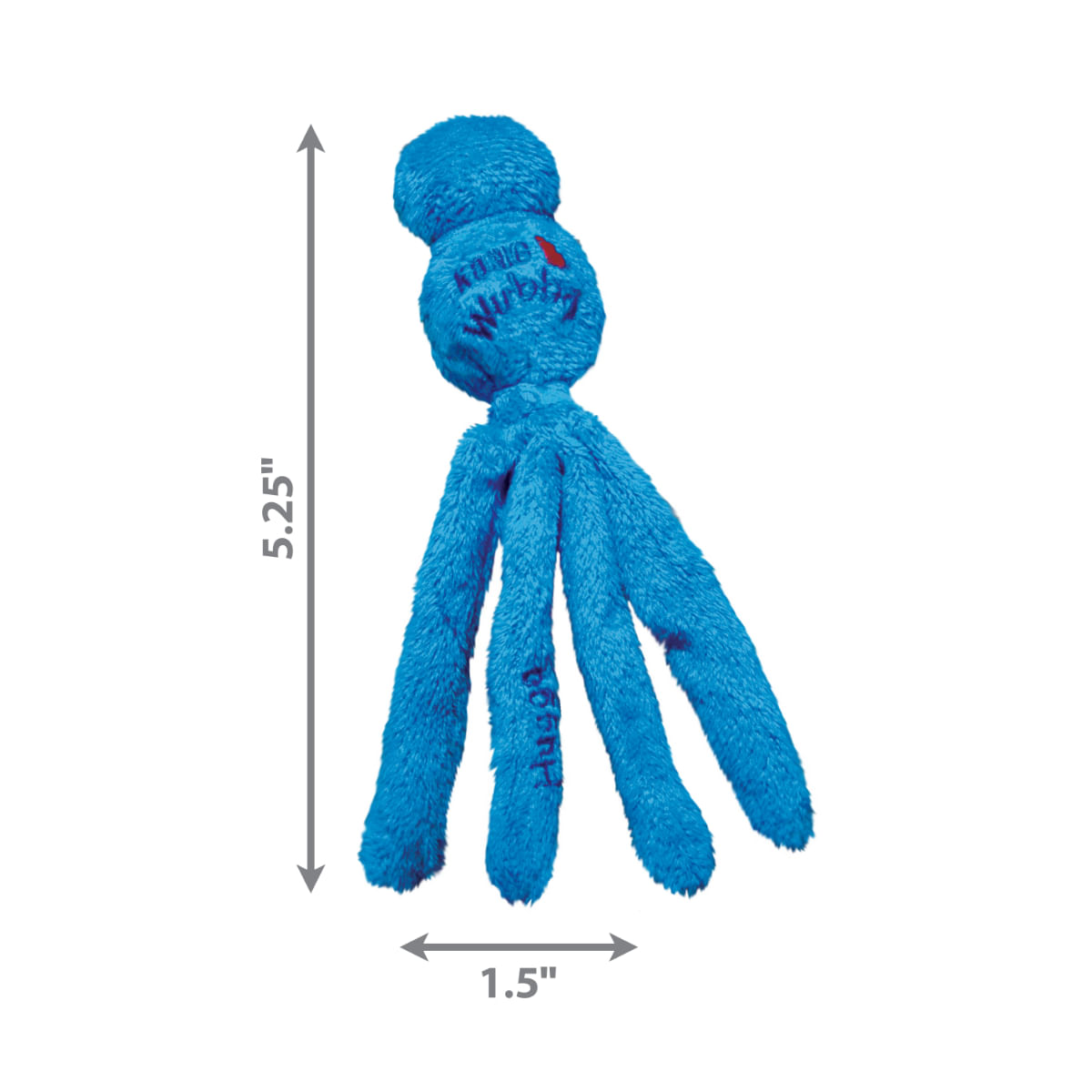 KONG Wubba, jucărie stimulare pândă pisici, catnip, cu sunet, textil, diverse culori, 1buc - poza 3