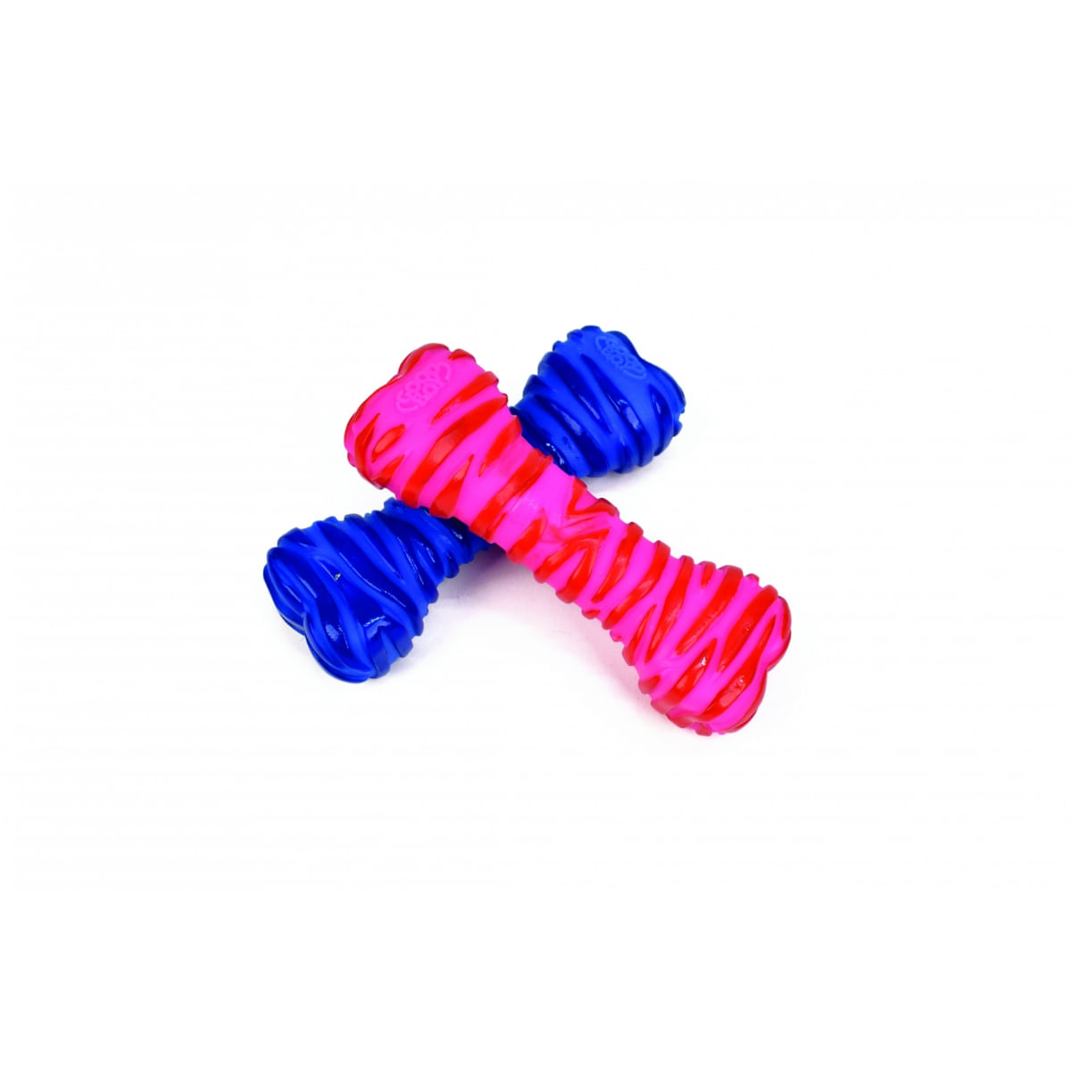 LEOPET Os, jucărie de aport câini, S-M, vinil, activități fizice, diverse culori, 16 cm - poza 1