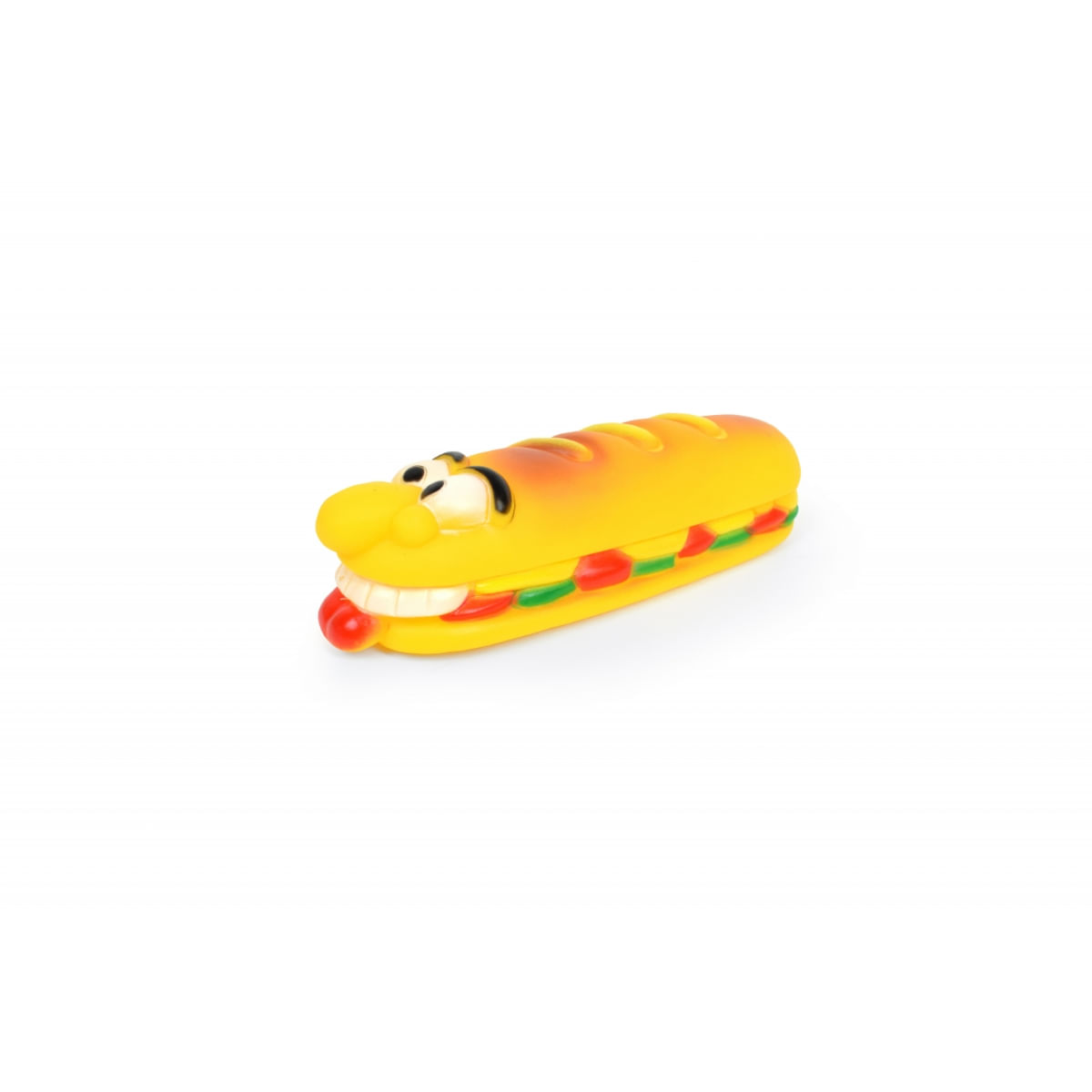 LEOPET Paine Amuzantă, jucărie de aport câini, S-L, vinil, activități fizice, multicolor, 18 x 5.5 x 4.5 cm - poza 2