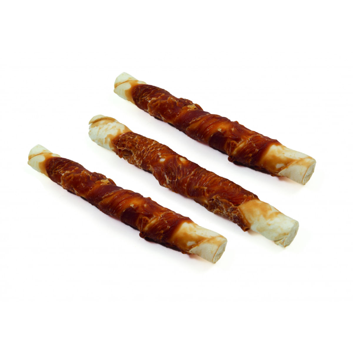 LEOPET Viking Rawhide Sticks with Chicken, M-XL, Pui și Vită, punguță recompense fără cereale câini, 140g - poza 3