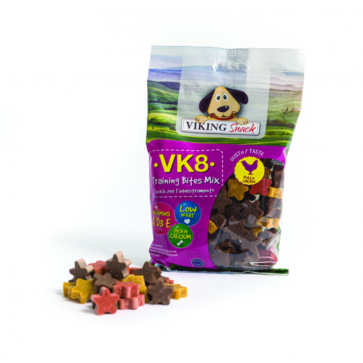 LEOPET Viking Training Bites Mix, XS-M, Pui, punguță recompense câini, 200g - poza 2