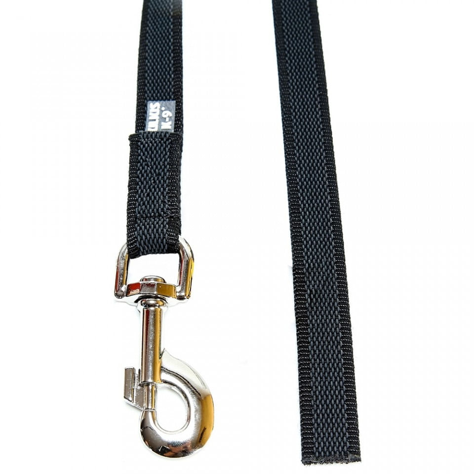 Lesa Antiderapanta Cu Maner, Julius K9, 20 mm x 3 m, max. 50 kg, Neagra - poza 3