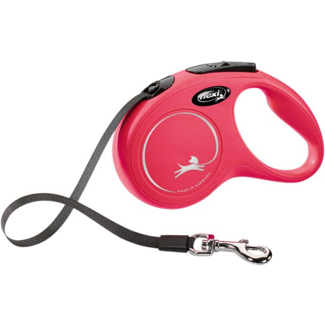 Lesa Flexi Classic, Banda, S: 5 m/15 kg Rosu