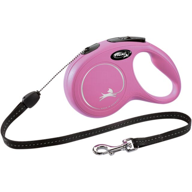 Lesa Flexi Classic, Snur, S 8 m/12 kg Roz