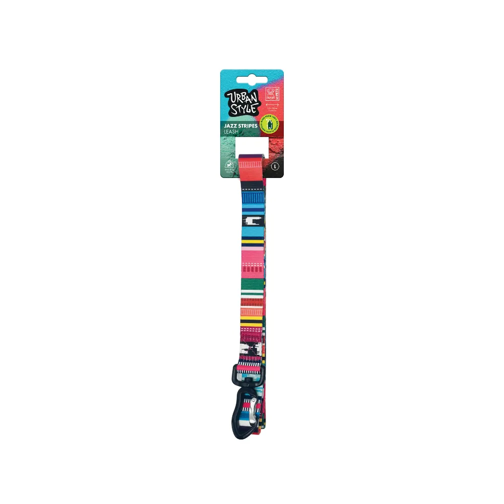 Lesa pentru caini M-Pets Urban Style Jazz Stripes