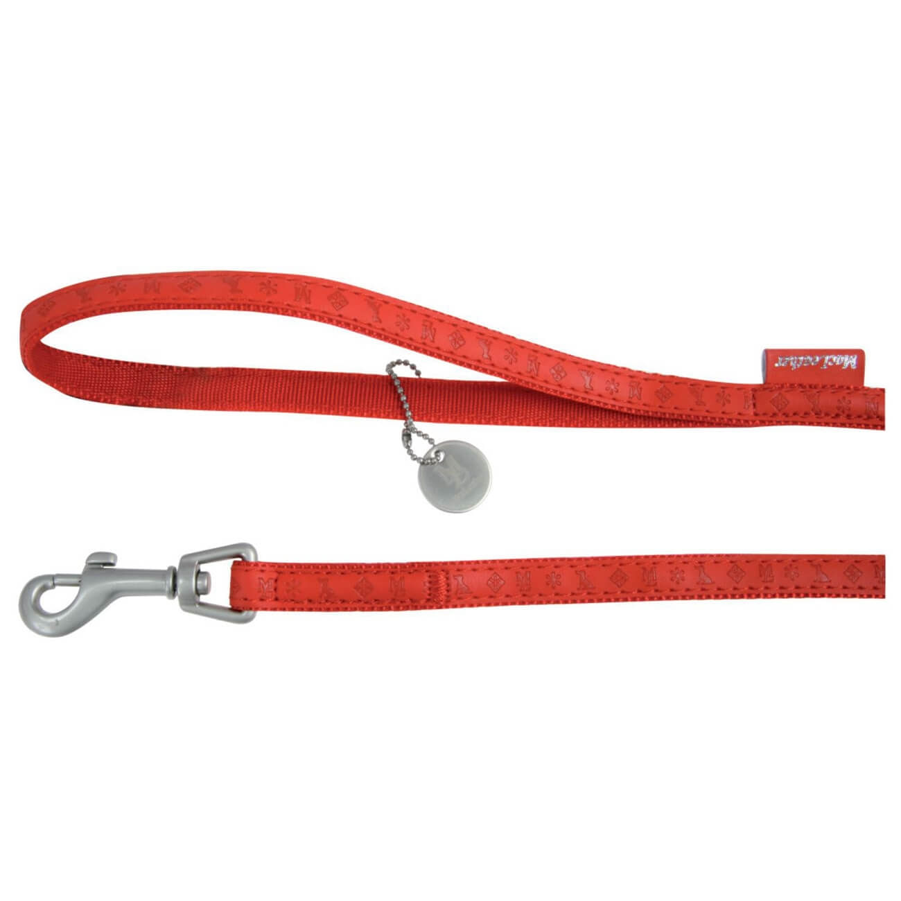 Lesa Pentru Caini Macleather Rosu 15mm - poza 2