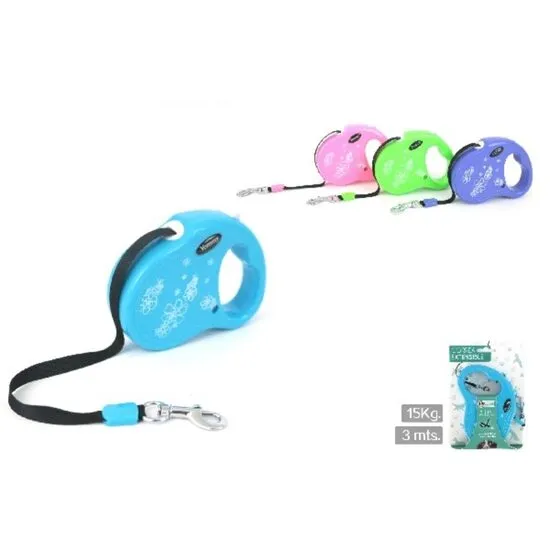 Lesa retractabila cu flori Yommy 3 m 15 kg