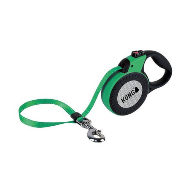 Lesa Retractabila Kong Reflect M, 5m-30 Kg, Verde - poza 1