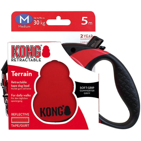 Lesa Retractabila Kong Terrain M, 5m-30 Kg, Rosu - poza 3