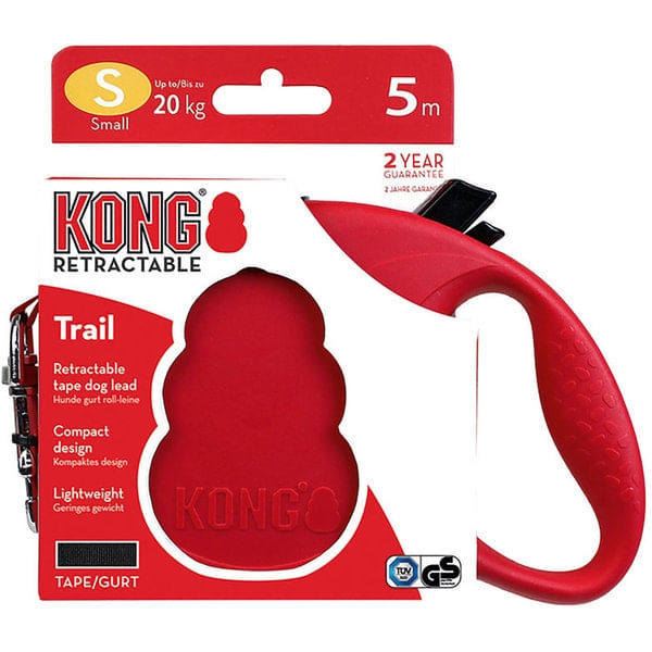 Lesa Retractabila Kong Terrain S, 5m-20 Kg, Rosu - poza 5