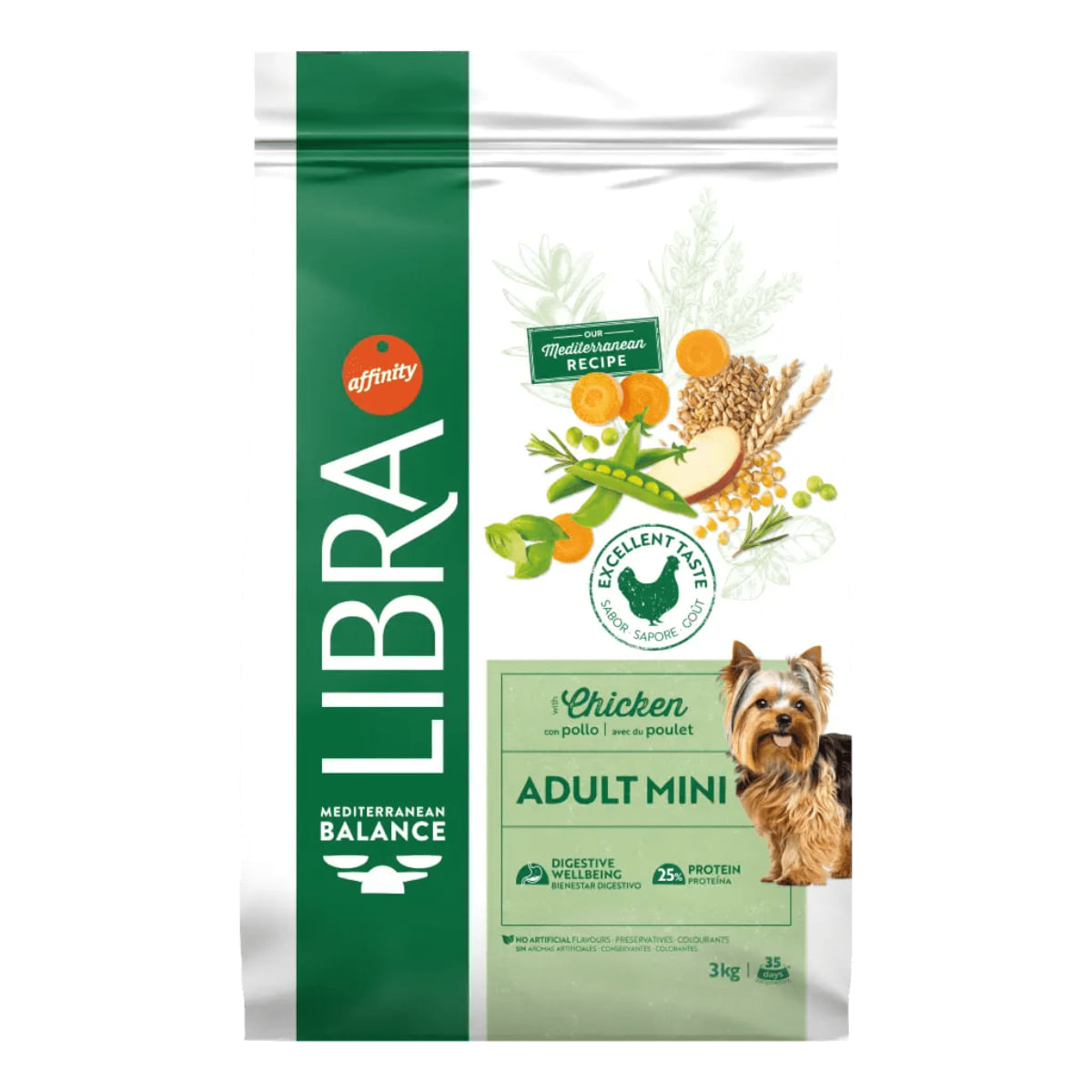 LIBRA Mediterranean Balance Mini Adult, XS-S, Pui și Fructe, hrană uscată câini, 8kg - poza 5