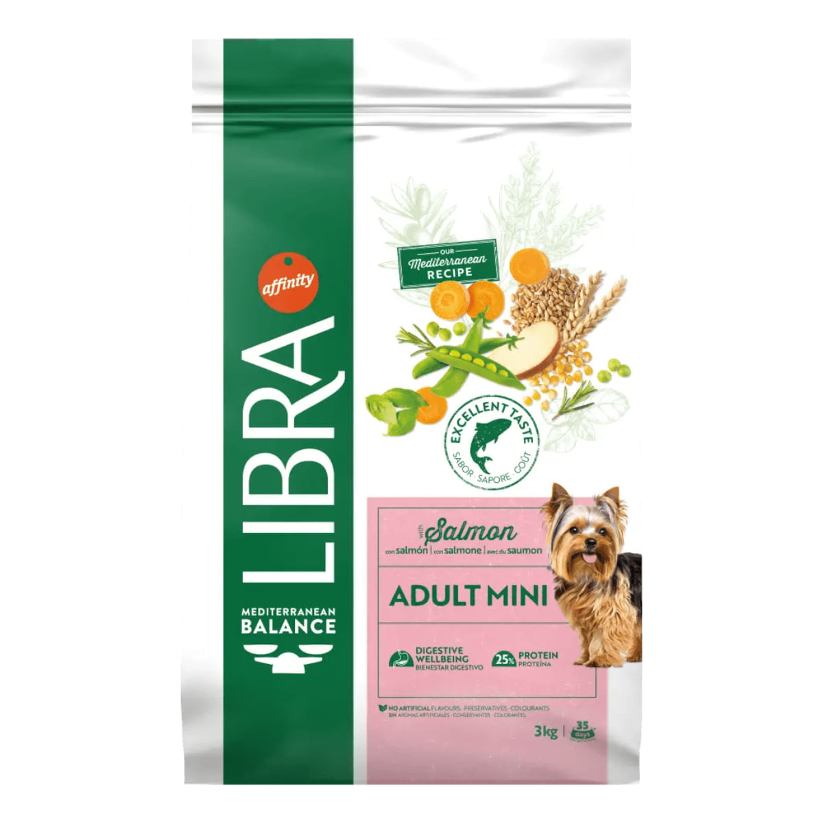 LIBRA Mediterranean Balance Mini Adult, XS-S, Somon, hrană uscată câini, 8kg - poza 5