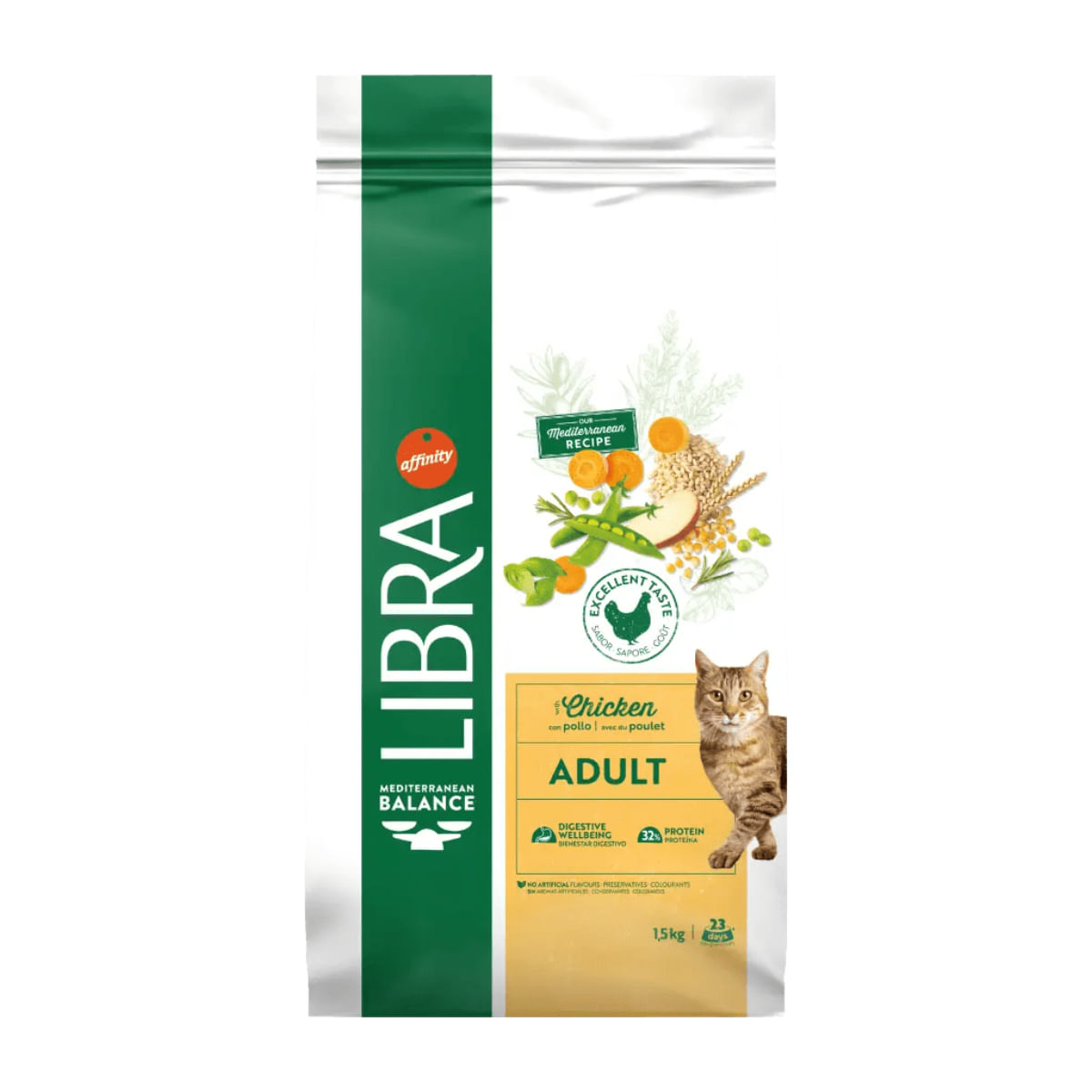 LIBRA Mediterranean Balance, Pui și Fructe, hrană uscată pisici, 12kg - poza 5