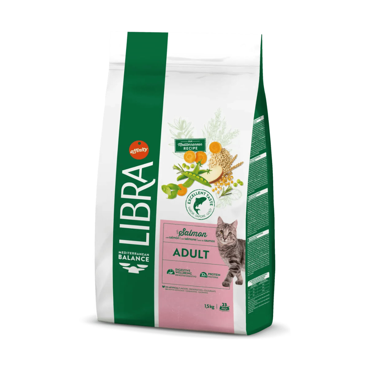 LIBRA Mediterranean Balance, Somon, hrană uscată pisici, 12kg - poza 3