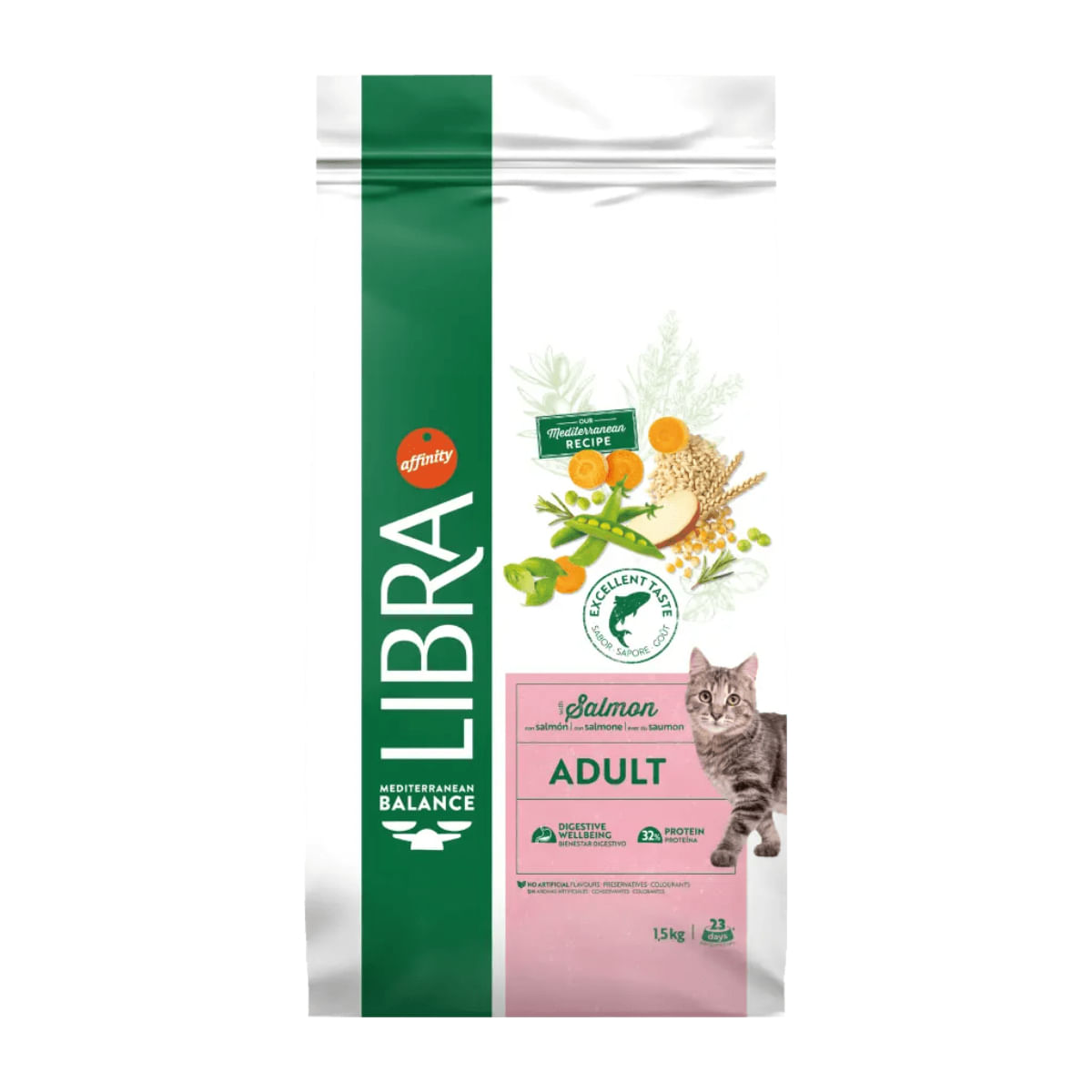 LIBRA Mediterranean Balance, Somon, hrană uscată pisici, 12kg - poza 5