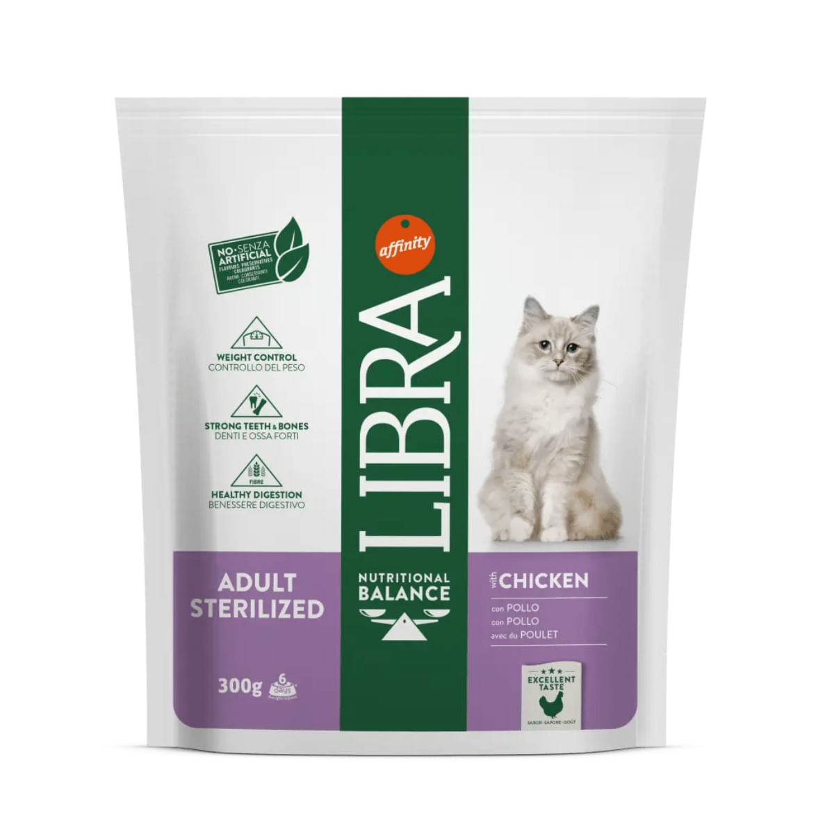 LIBRA Mediterranean Balance Sterilized, Pui, hrană uscată pisici sterilizate, 12kg - poza 5