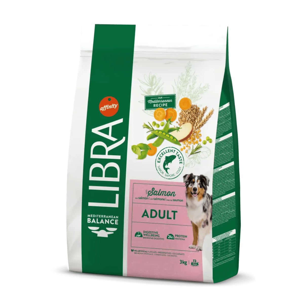 LIBRA Mediterranean Balance, XS-XL, Somon, hrană uscată câini, 14kg - poza 3